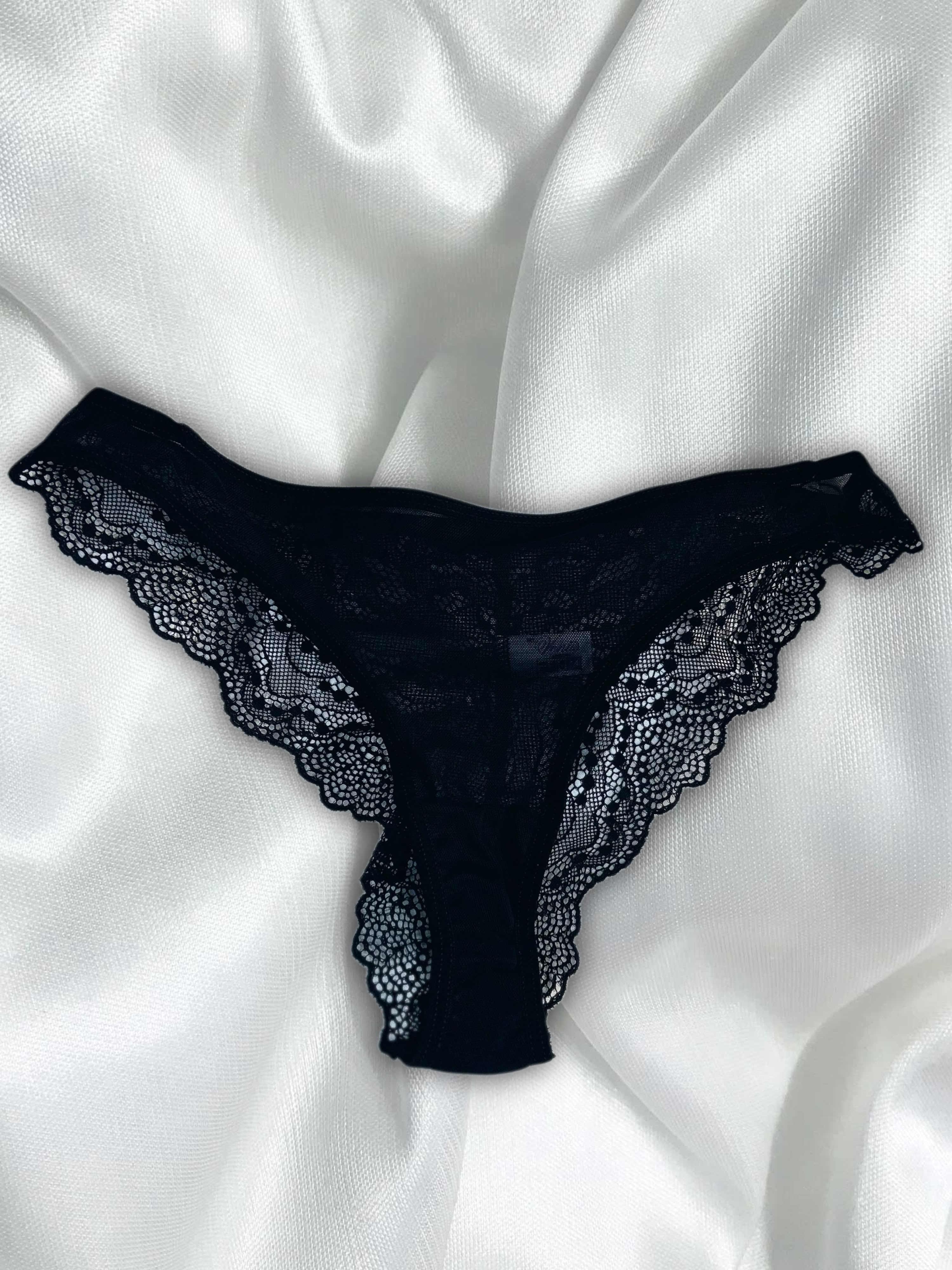 Éclipse | Koyu Lacivert Dantel ve Transparan Sütyen Külot Takımı