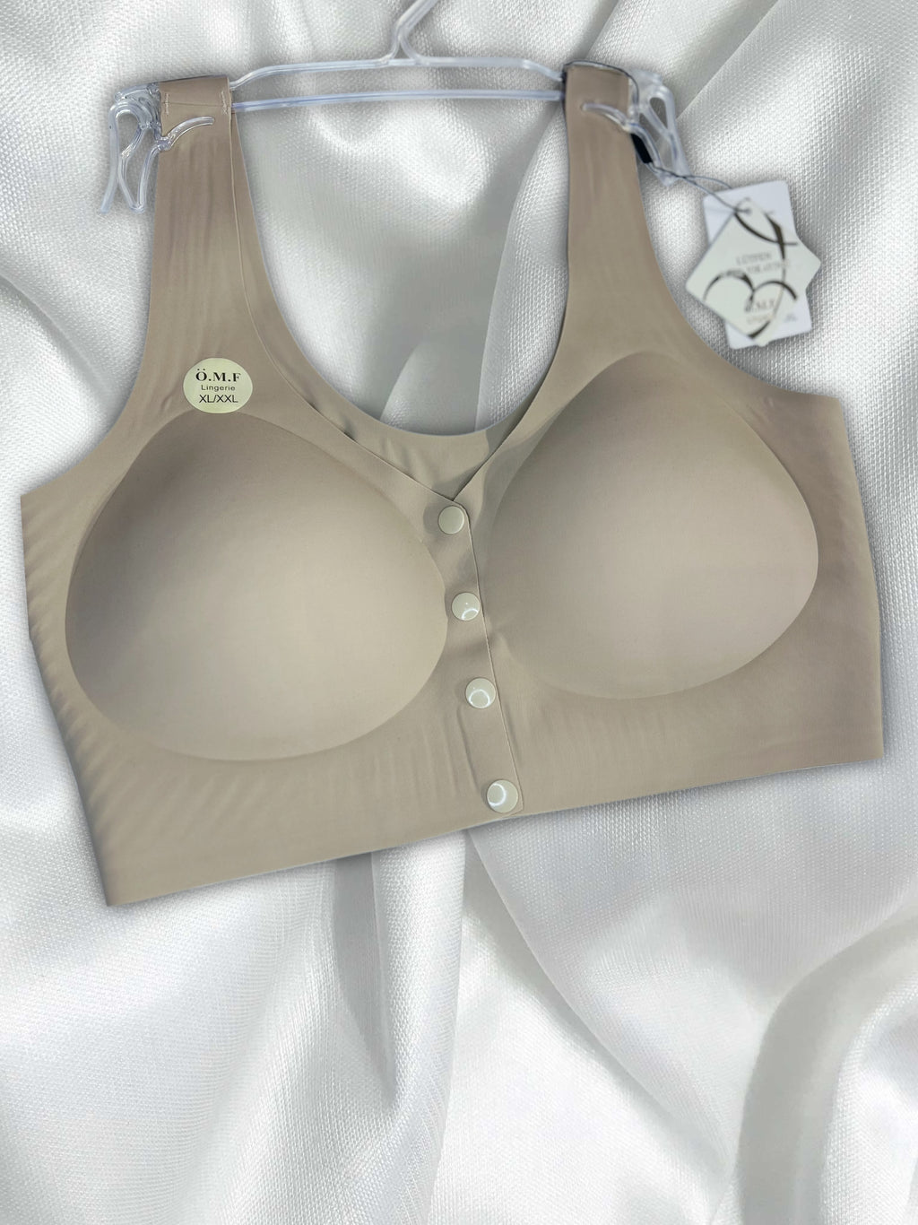 Céleste | Lazer Kesim Dikişsiz Ön Çıtçıtlı Toparlayıcı Balensiz Sütyen